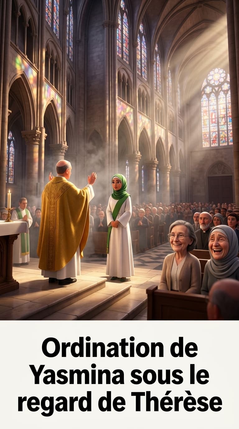 Ordination de Yasmina sous le regard de Thérèse