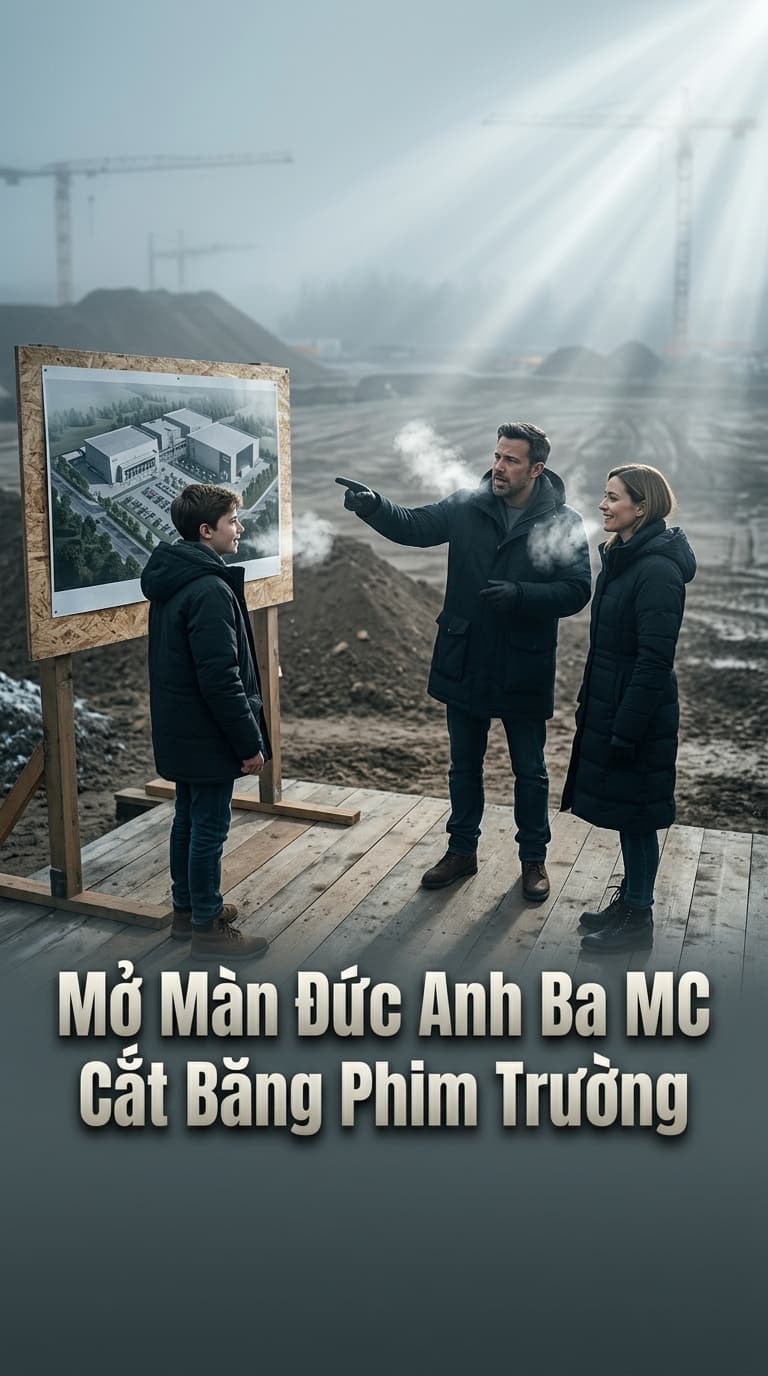Mở Màn Đức Anh Ba MC Cắt Băng Phim Trường