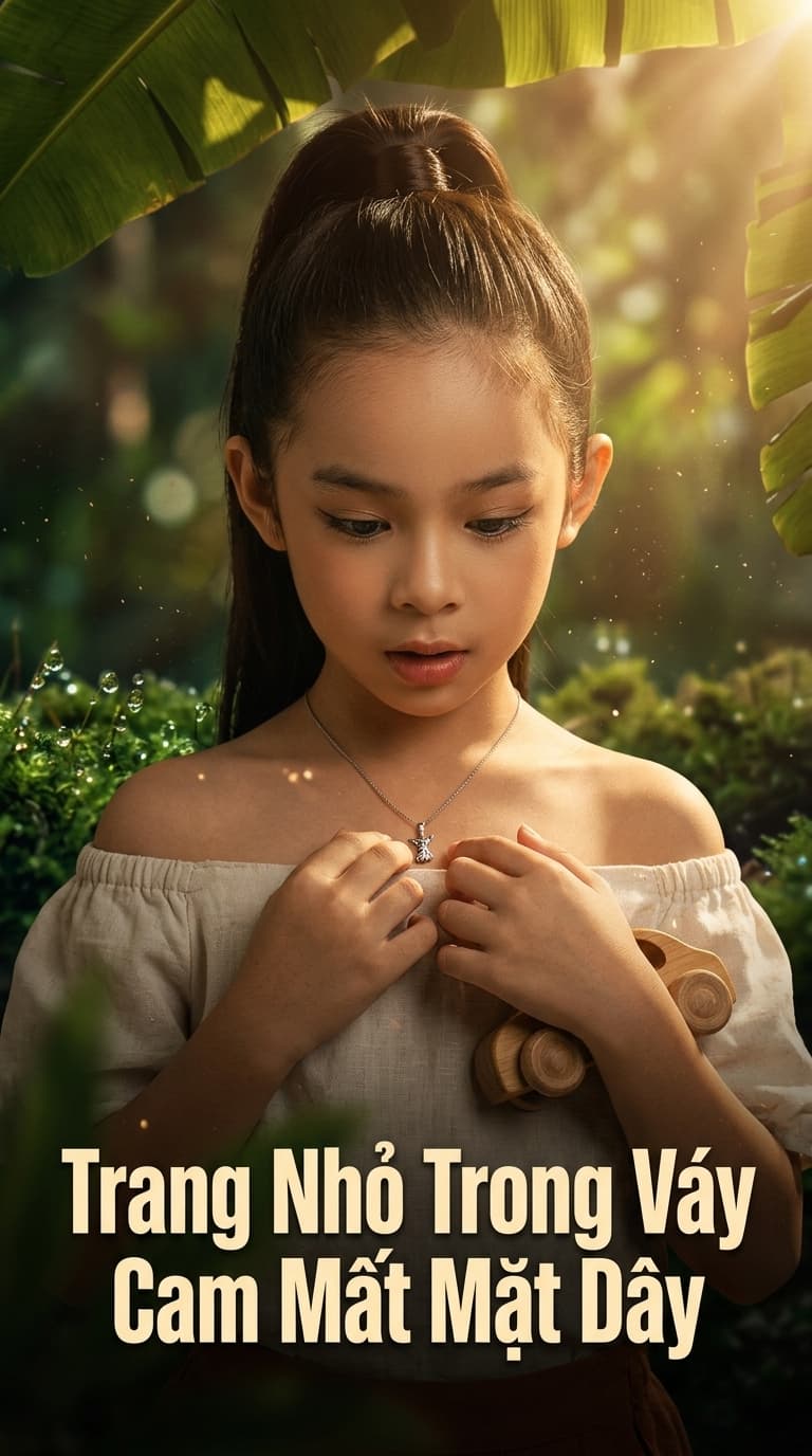 Trang Nhỏ Trong Váy Cam Mất Mặt Dây