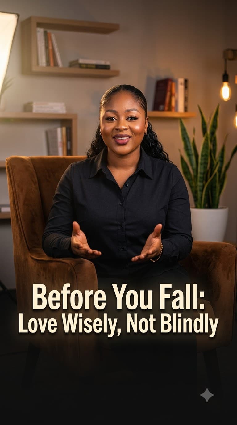 Before You Fall: Love Wisely, Not Blindly