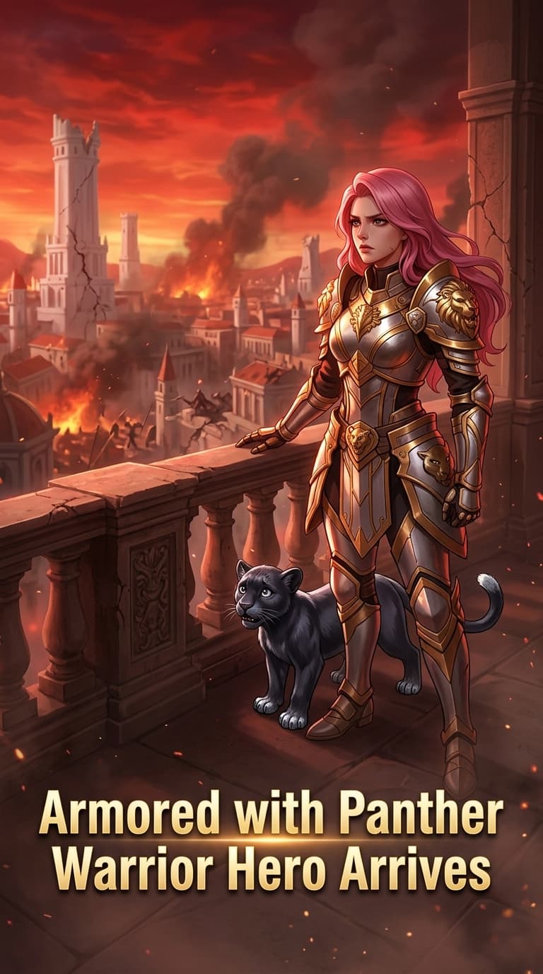 Armored with Panther Warrior Hero Arrives