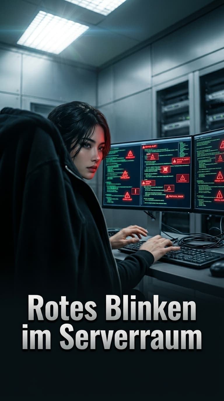 Rotes Blinken im Serverraum