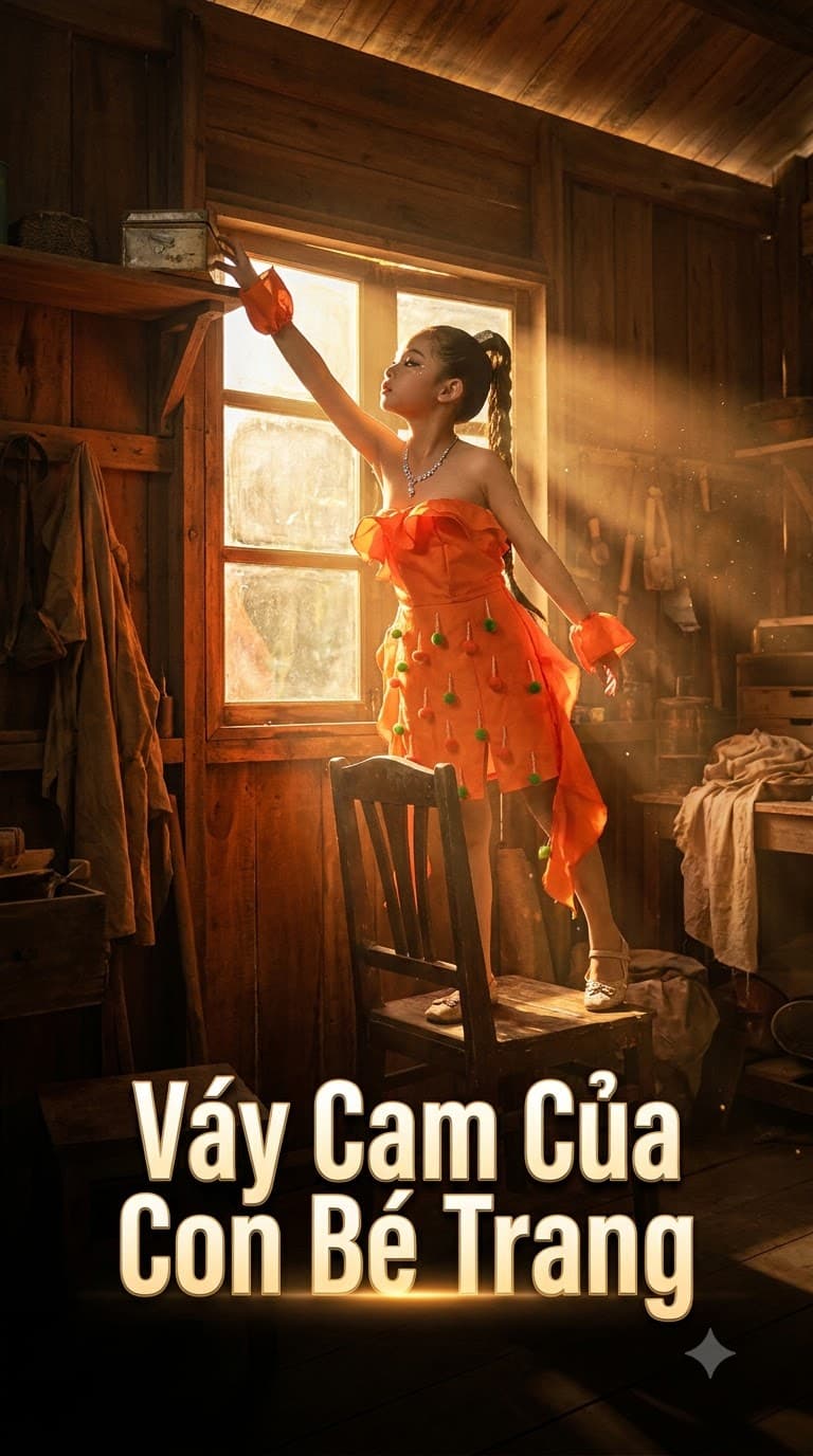 Váy Cam Của Con Bé Trang