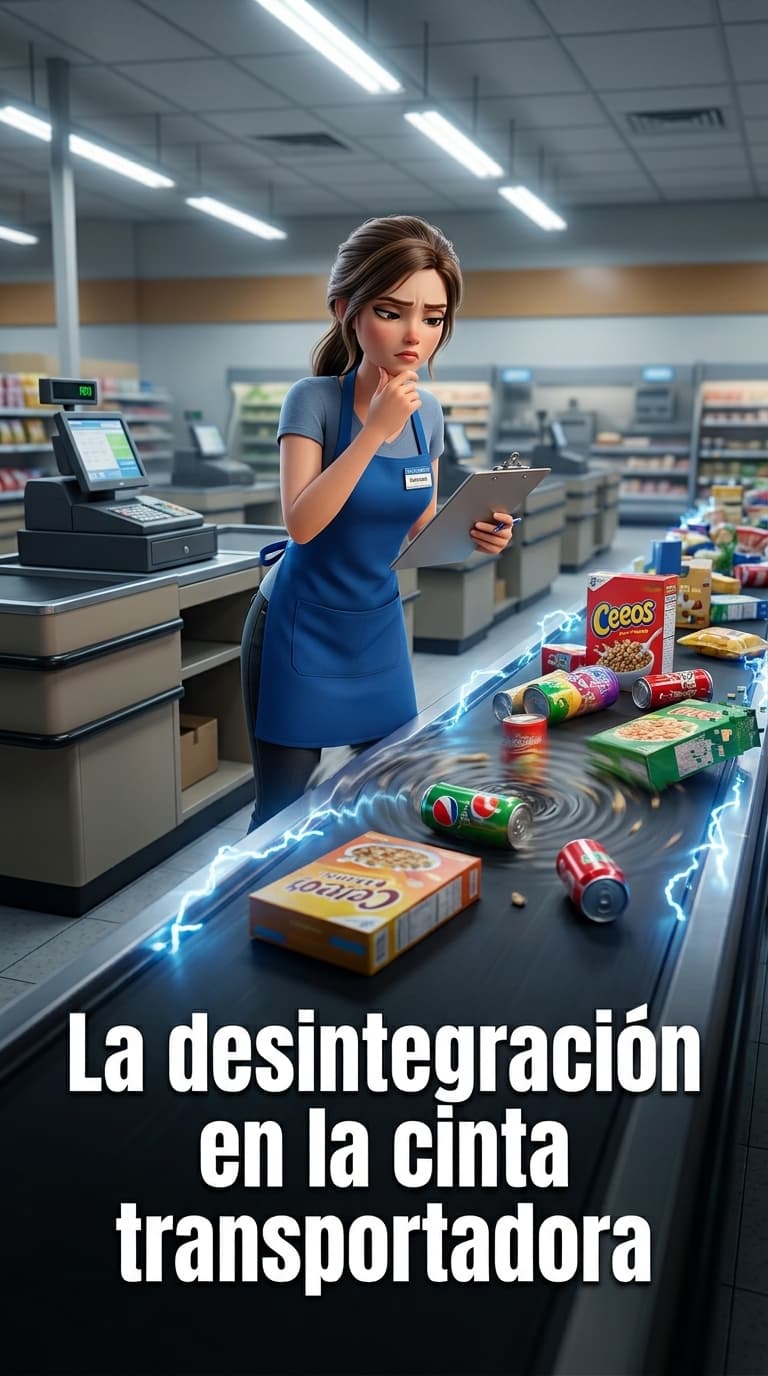 La desintegración en la cinta transportadora