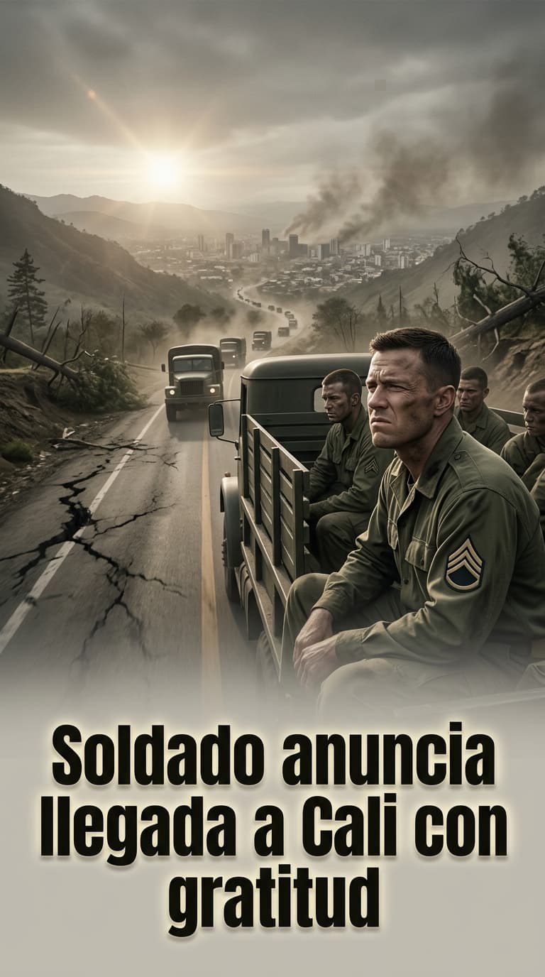 Soldado anuncia llegada a Cali con gratitud