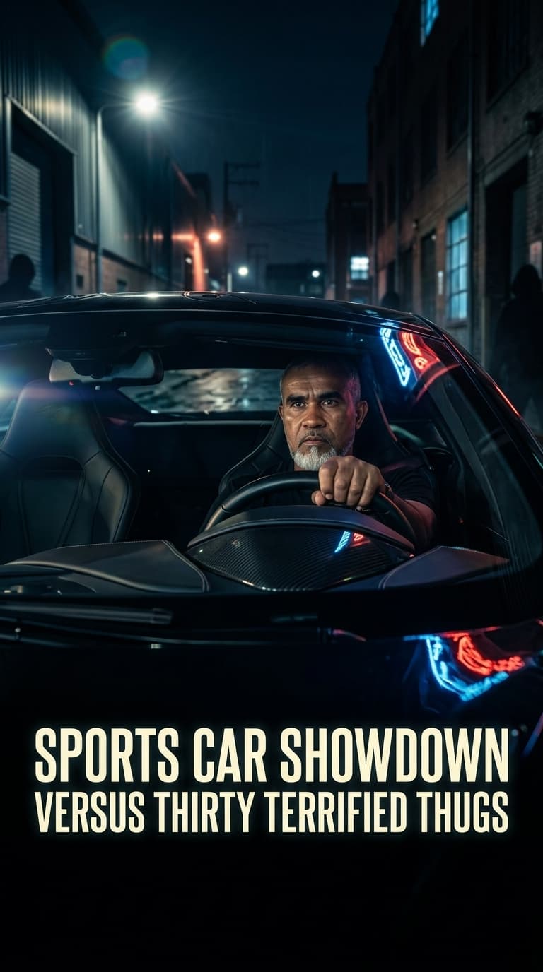 Sports Car Showdown Versus Thirty Terrified Thugs