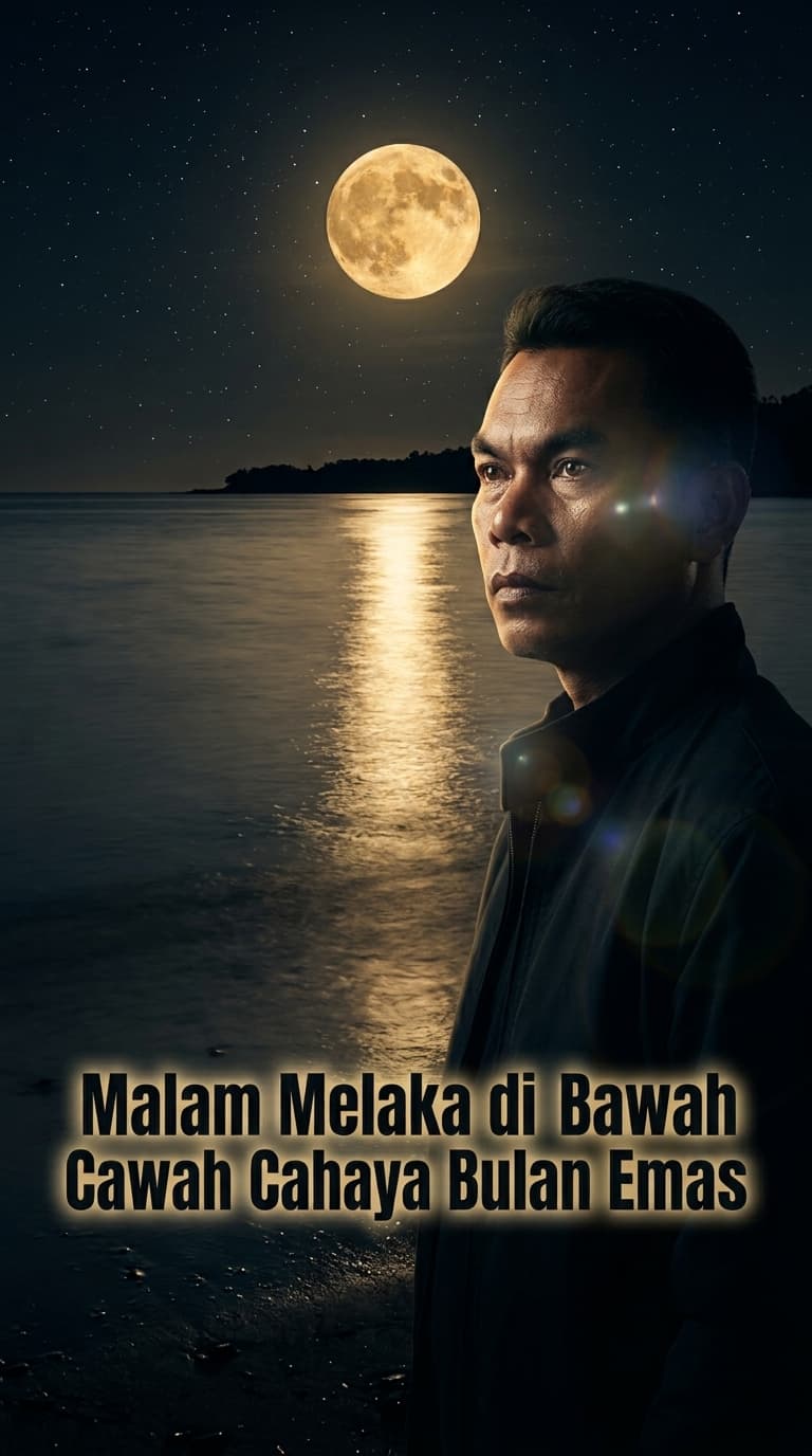 Malam Melaka di Bawah Cahaya Bulan Emas