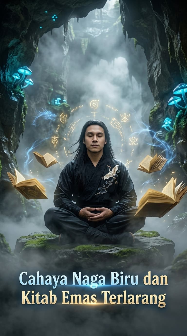 Cahaya Naga Biru dan Kitab Emas Terlarang