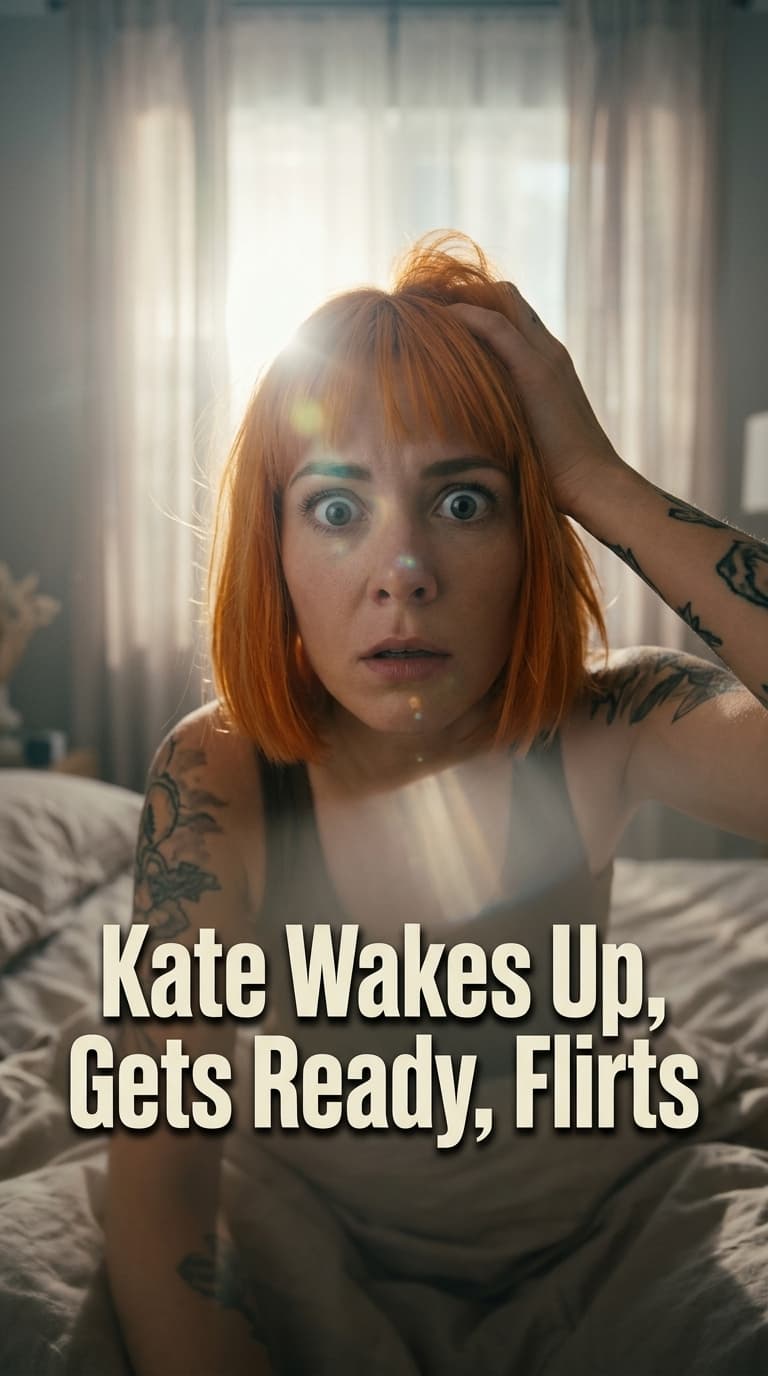 Kate Wakes Up, Gets Ready, Flirts