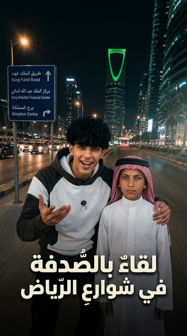 لقاء الصدفة في شوارع الرياض