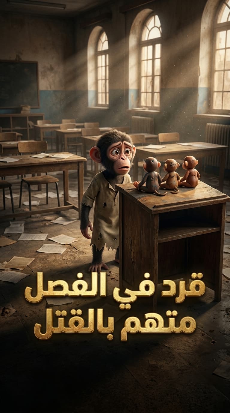 قرد في الفصل متهم بالقتل
