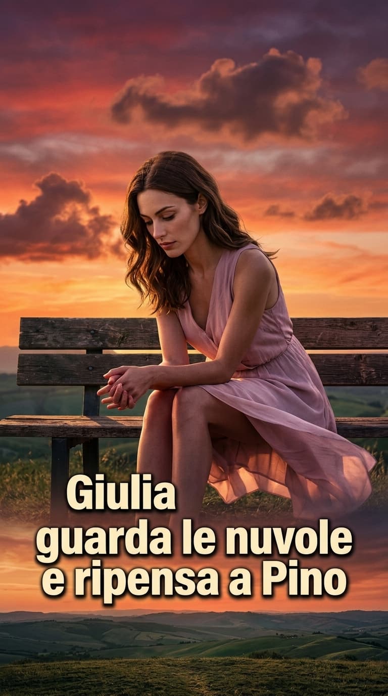 Giulia guarda le nuvole e ripensa a Pino