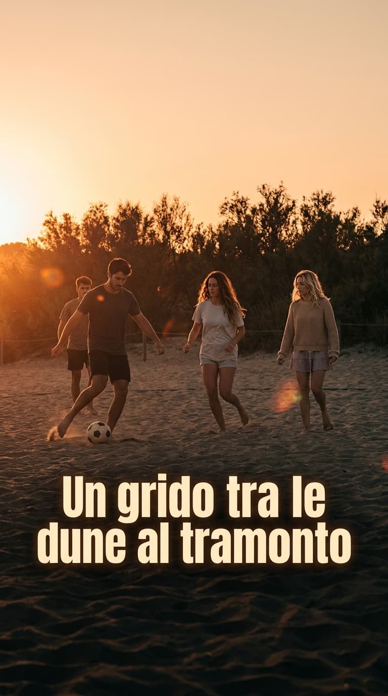 Un grido tra le dune al tramonto