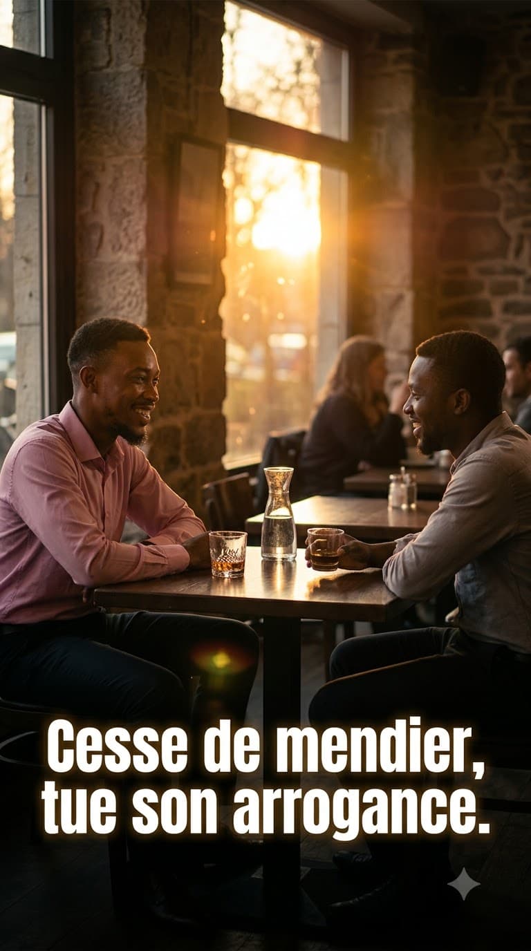 Cesse de mendier, tue son arrogance.