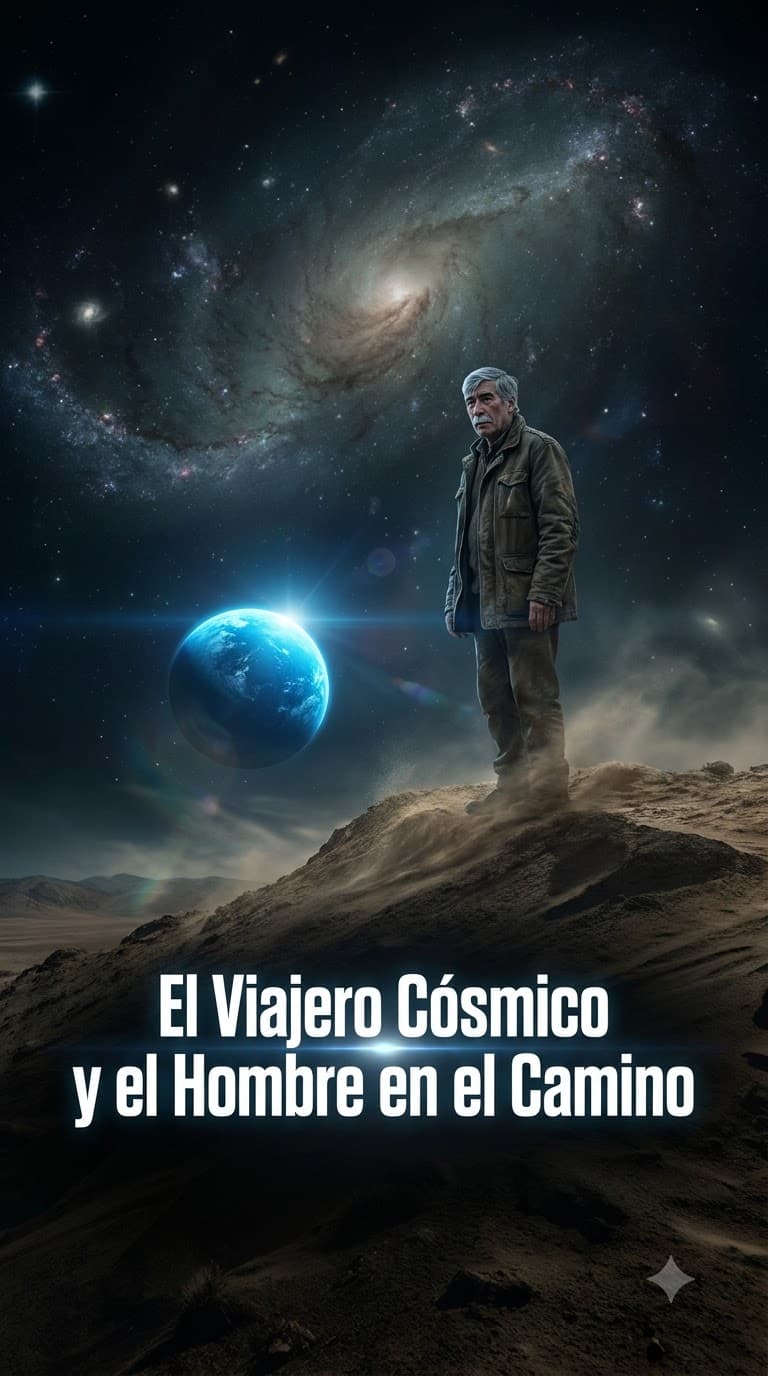 El Viajero Cósmico y el Hombre en el Camino