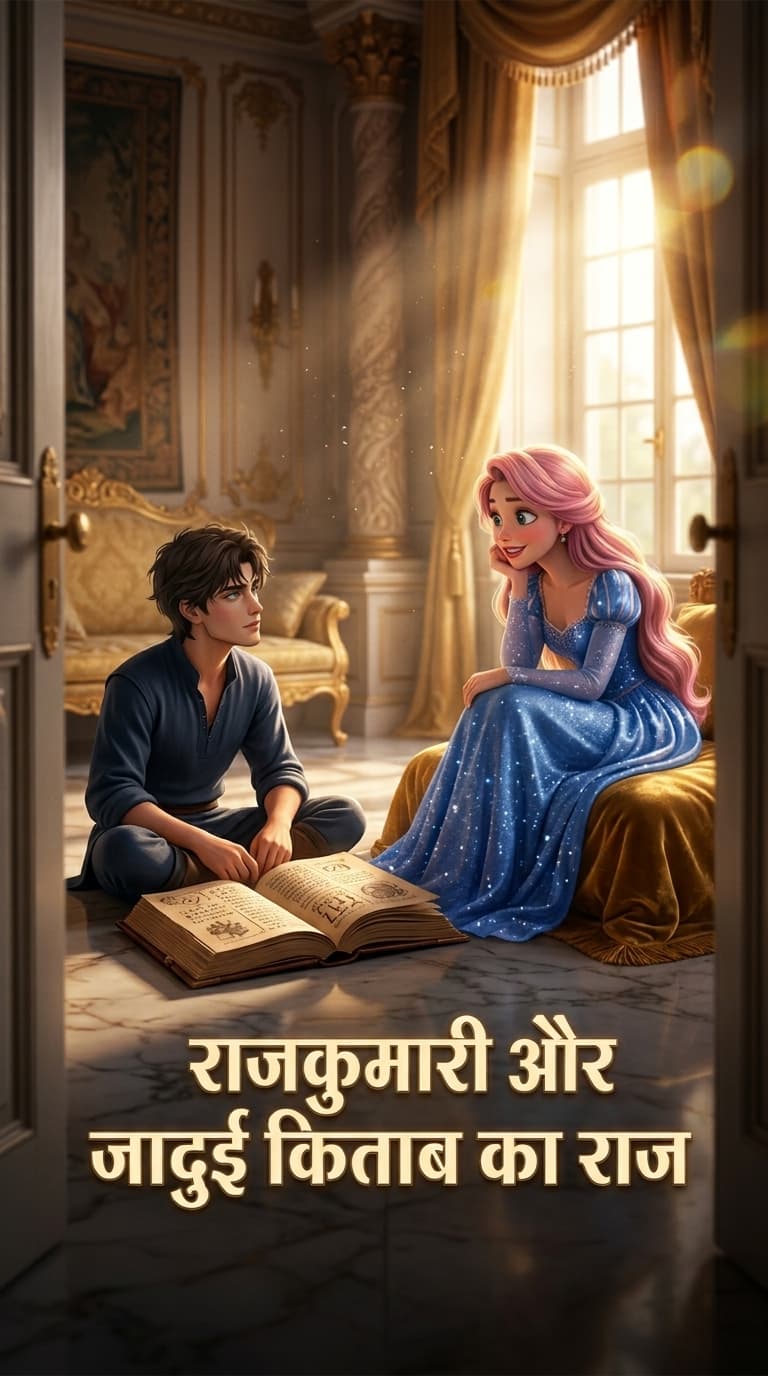 राजकुमारी और जादुई किताब का राज
