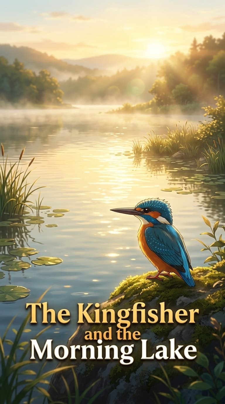 The Kingfisher and the Morning Lake