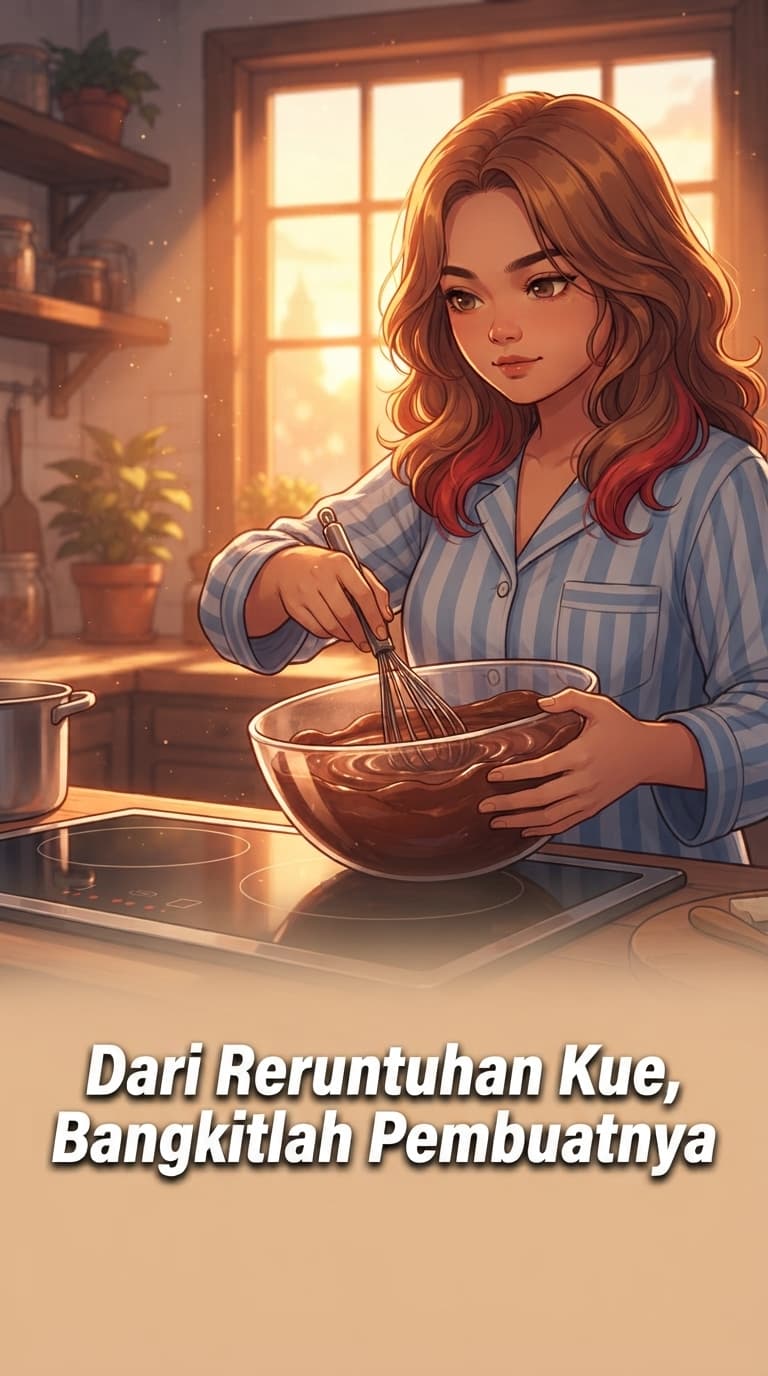 Dari Reruntuhan Kue, Bangkitlah Pembuatnya