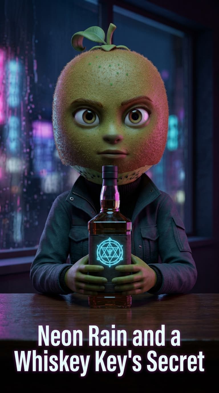 Neon Rain and a Whiskey Key's Secret