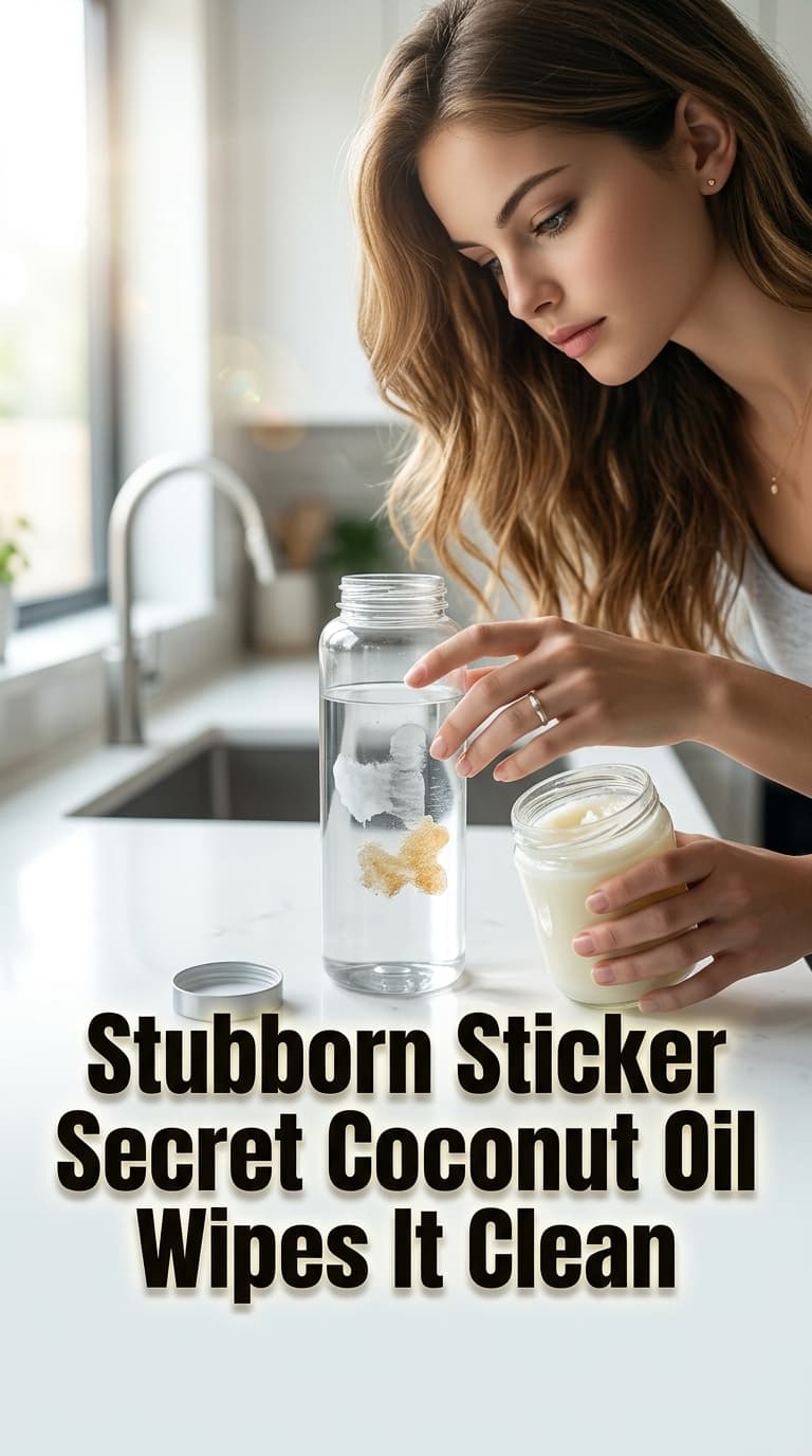 Stubborn Sticker Secret Coconut Oil Wipes It Clean