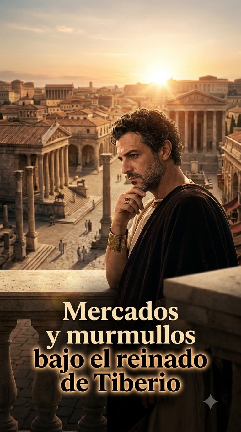 Mercados y murmullos bajo el reinado de Tiberio