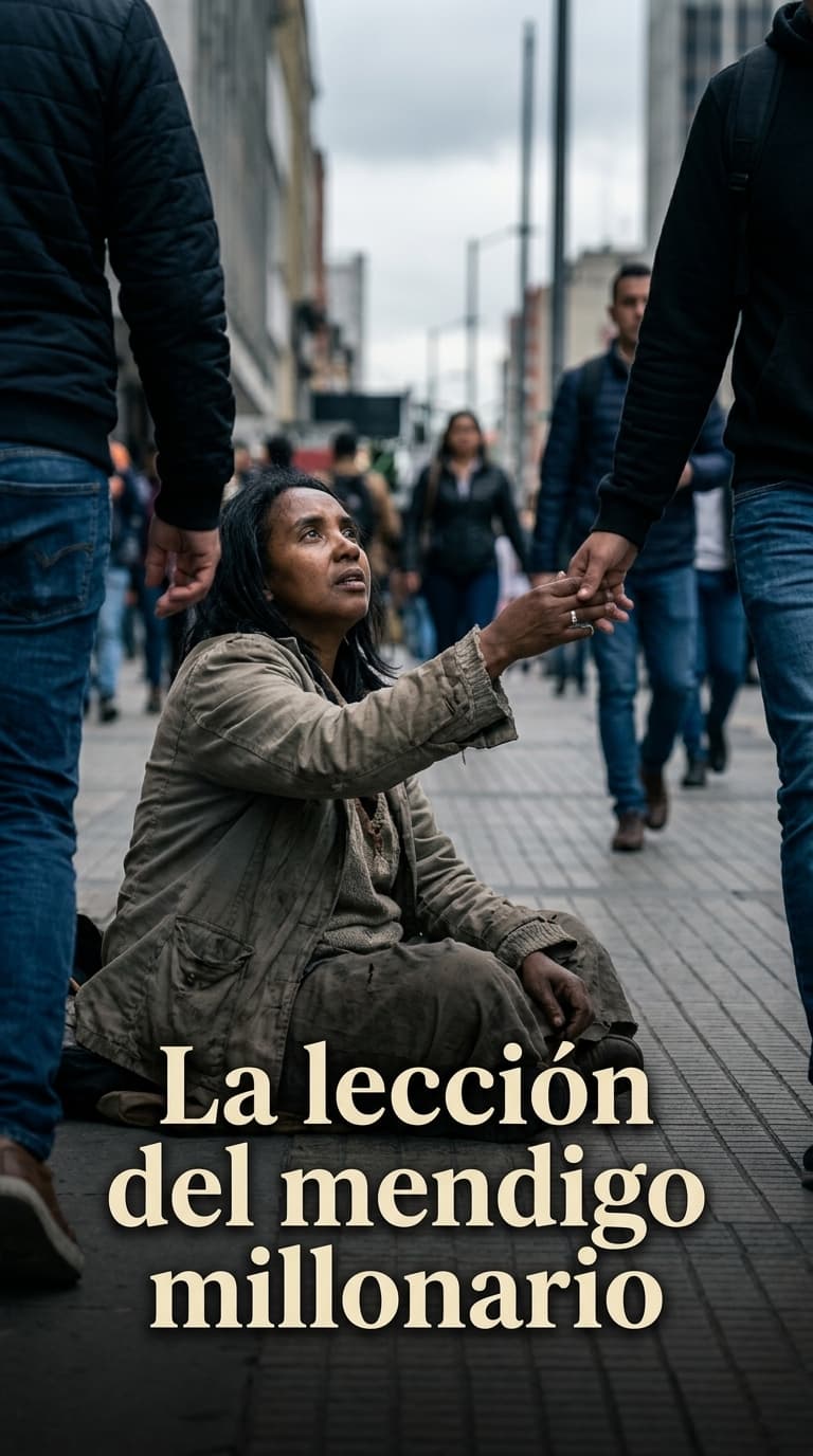 La lección del mendigo millonario
