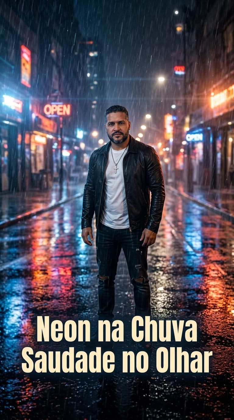 Neon na Chuva Saudade no Olhar