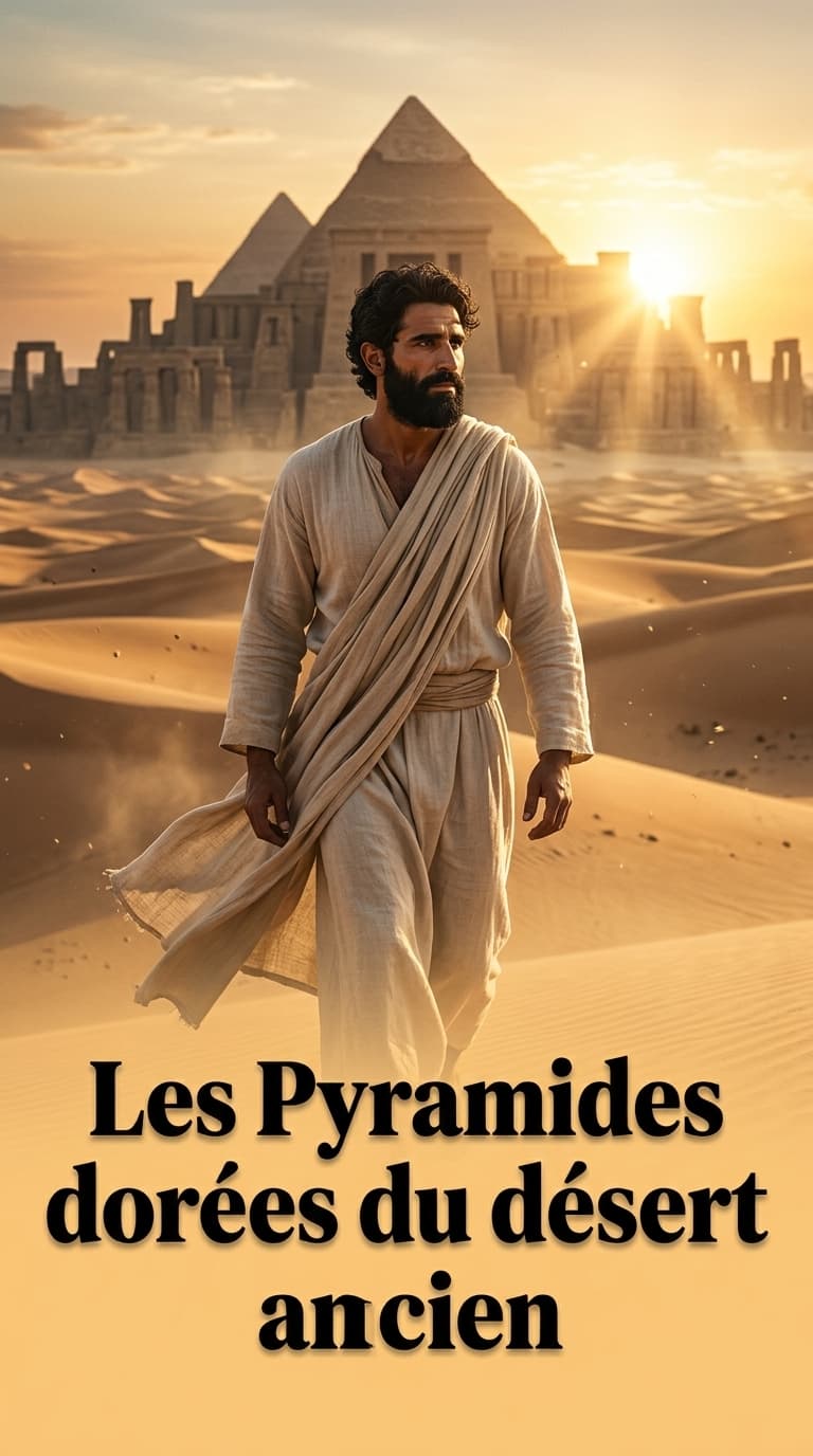 Les Pyramides dorées du désert ancien