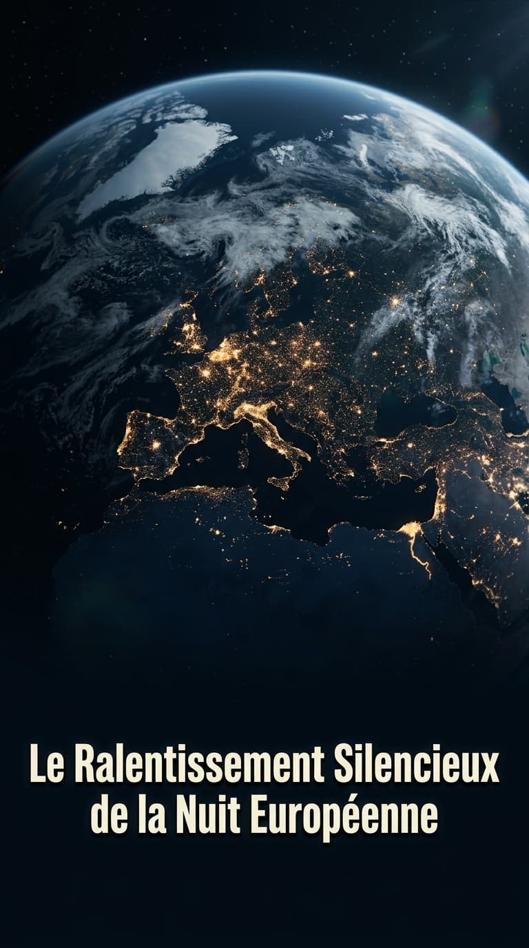 L'Europe la Nuit Le Ralentissement du Monde