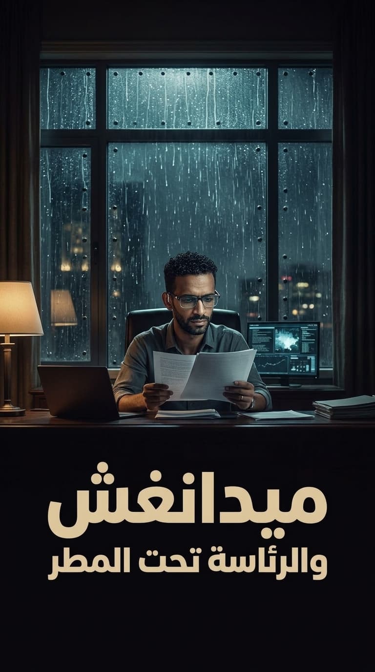 ميدانغش والرئاسة تحت المطر