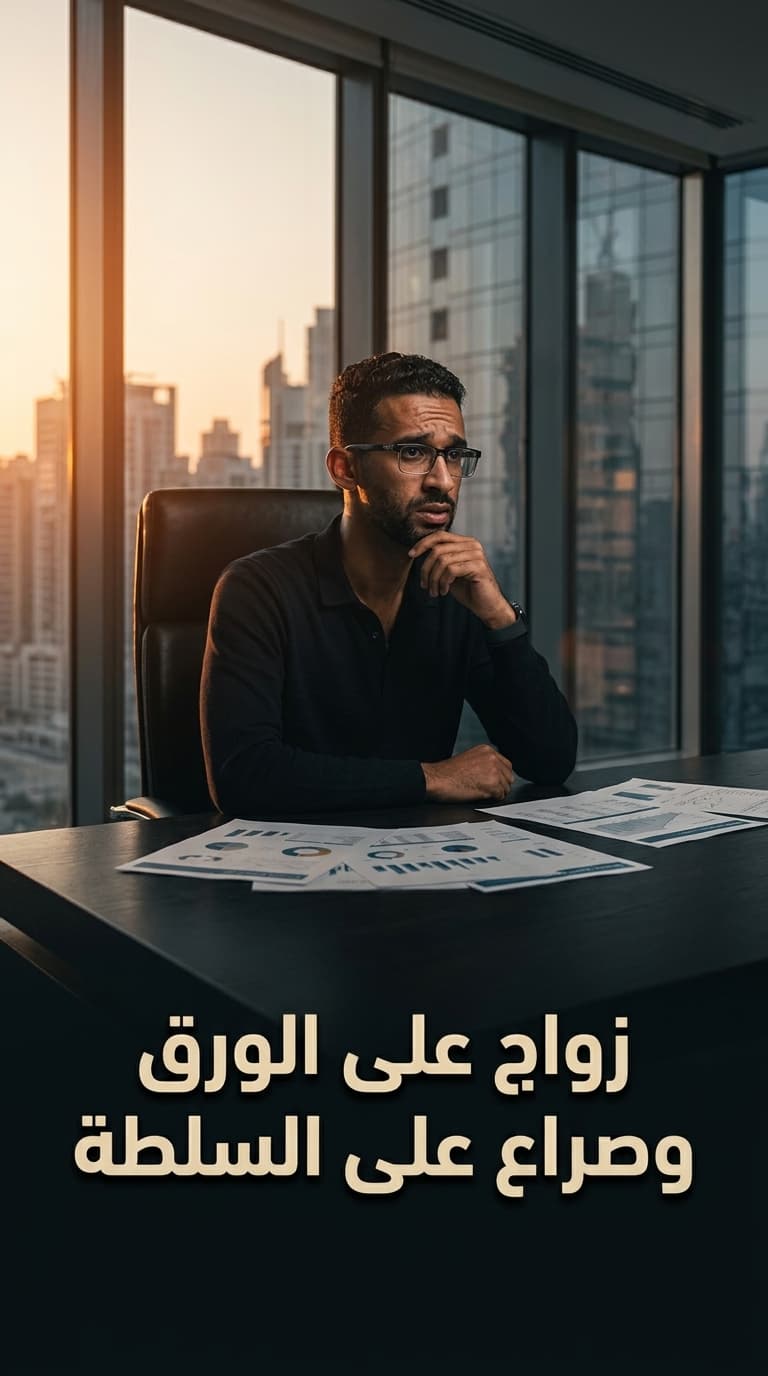 زواج على الورق وصراع على السلطة