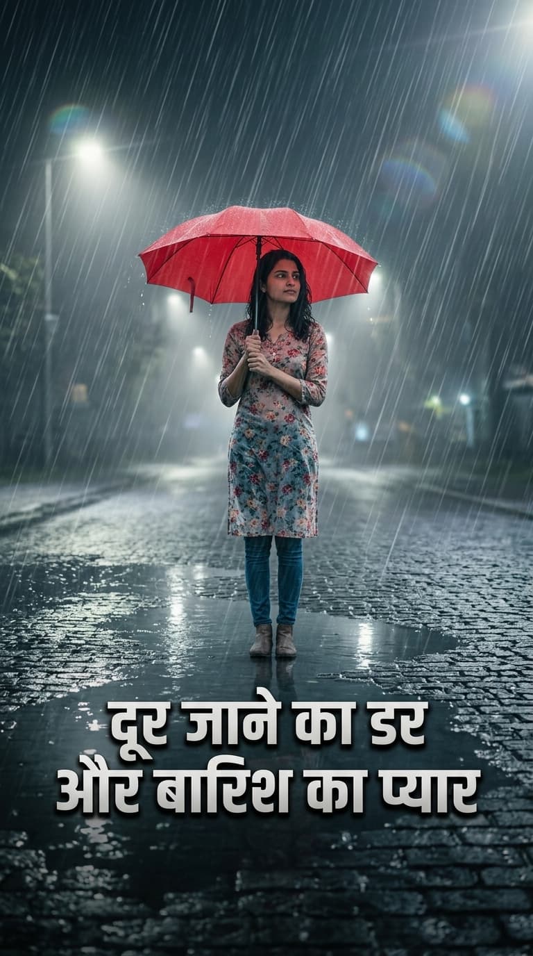 दूर जाने का डर और बारिश का प्यार