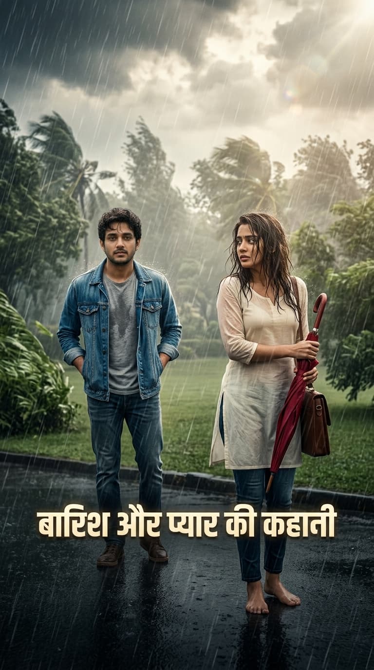 बारिश और प्यार की कहानी