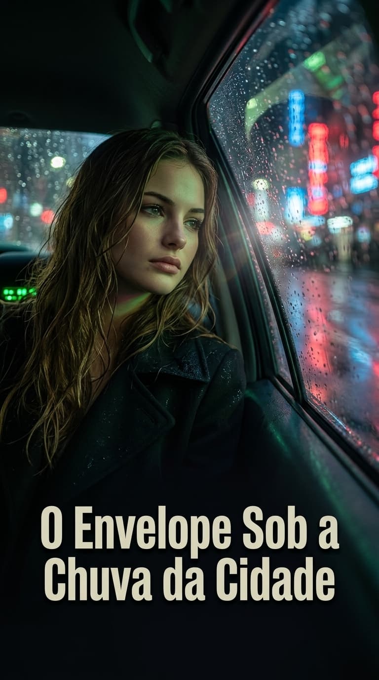 O Envelope Sob a Chuva da Cidade