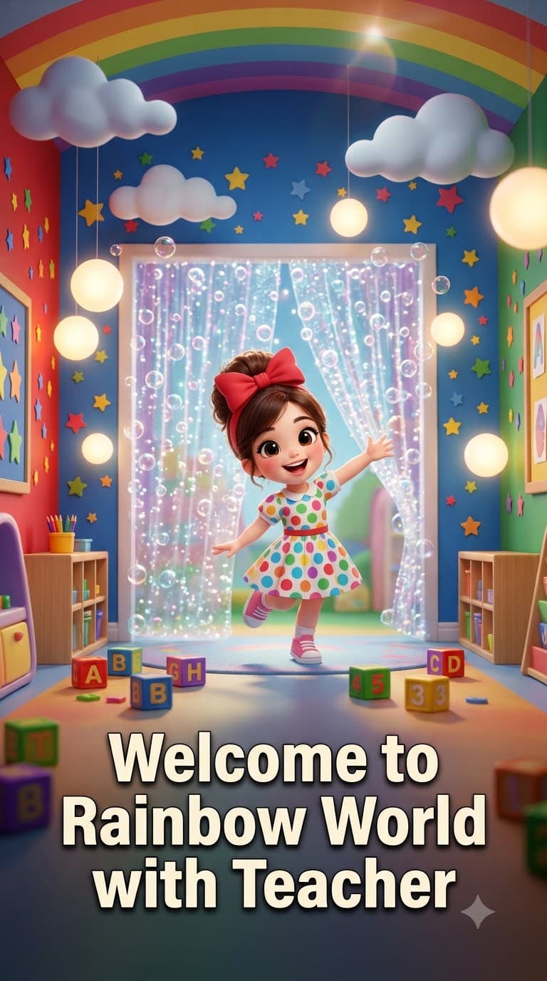Welcome to Rainbow World with Teacher