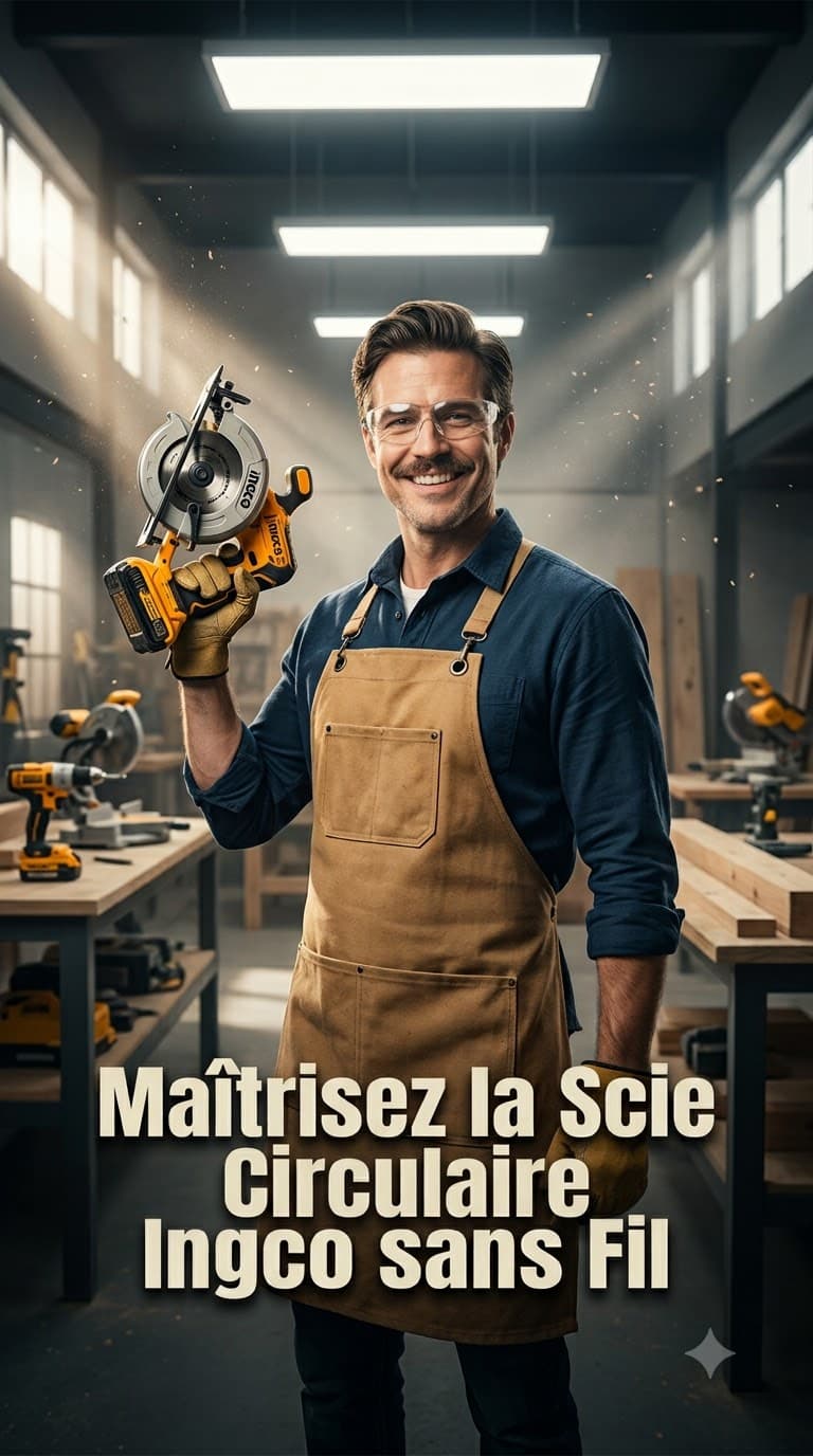 Maîtrisez la Scie Circulaire Ingco sans Fil