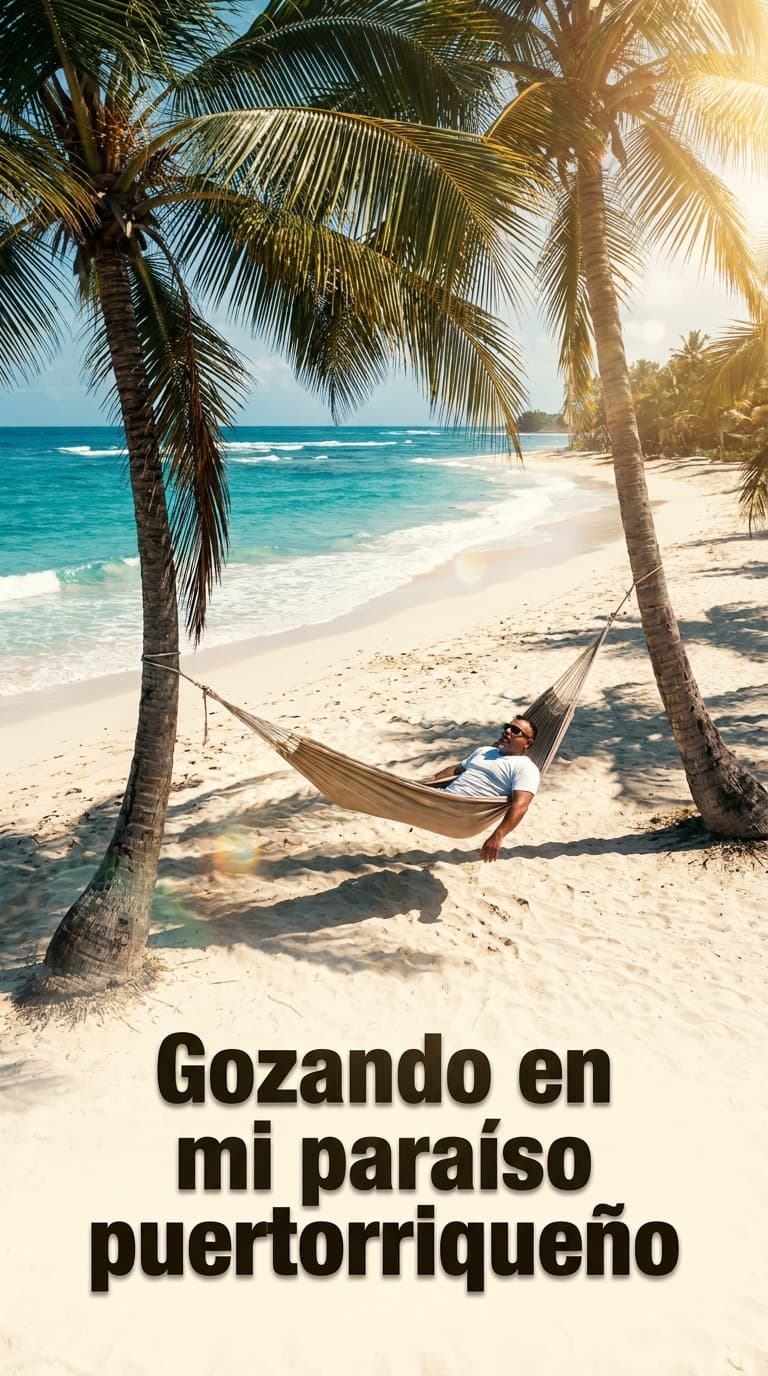 Gozando en mi paraíso puertorriqueño
