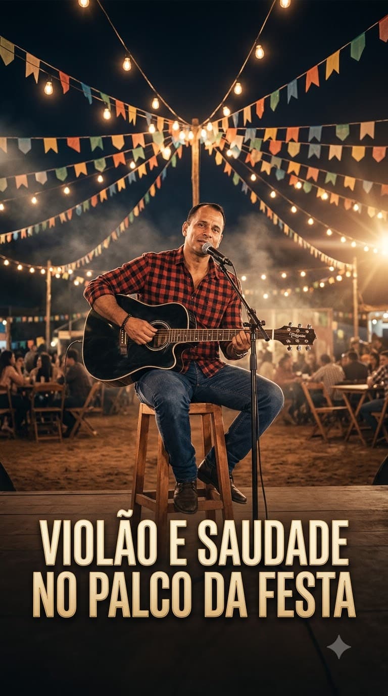 Violão e Saudade no Palco da Festa