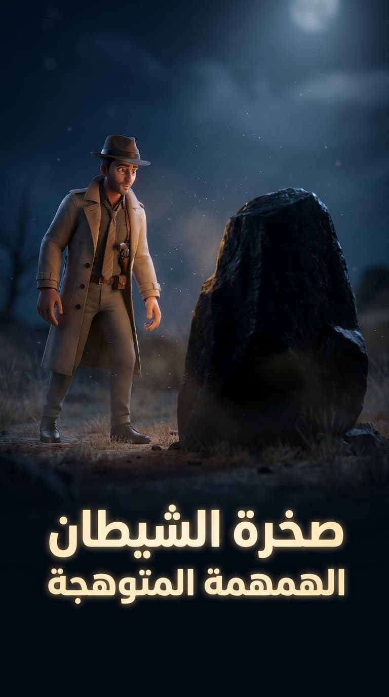 صخرة الشيطان الهمهمة المتوهجة