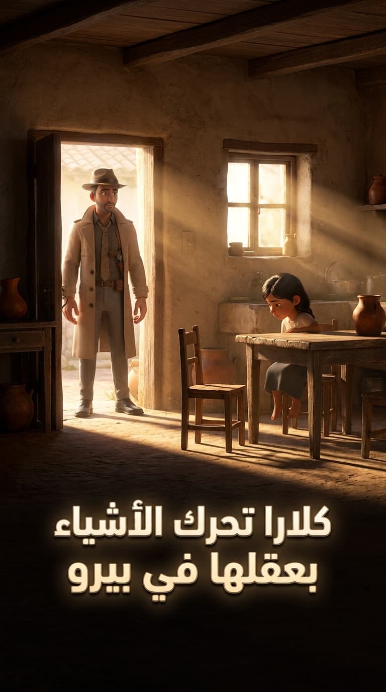 كلارا تحرك الأشياء بعقلها في بيرو