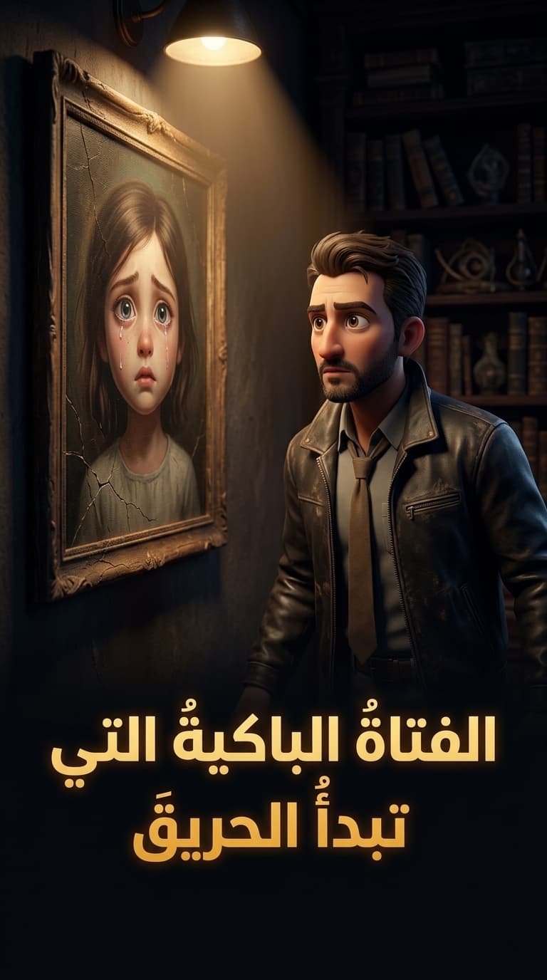 الفتاة الباكية التي تشعل النيران