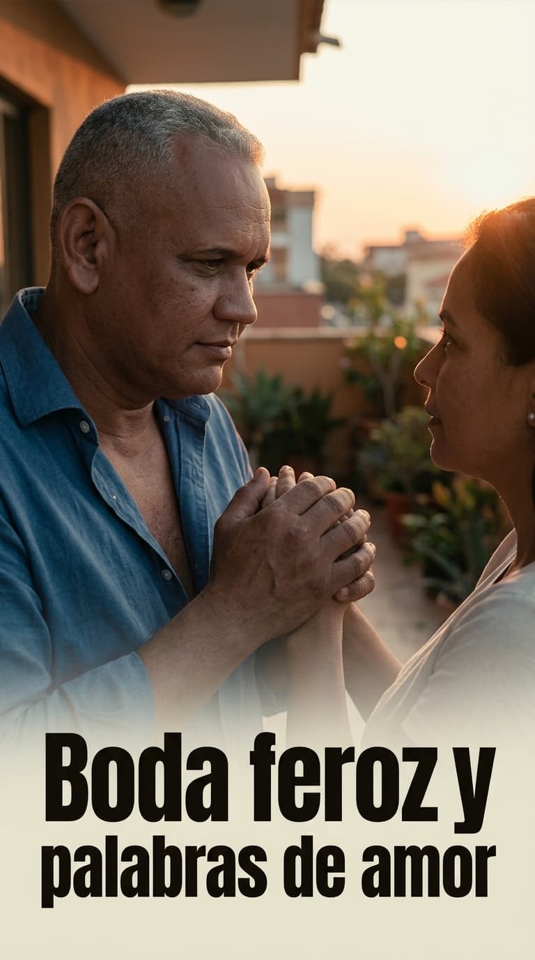 Boda feroz y palabras de amor