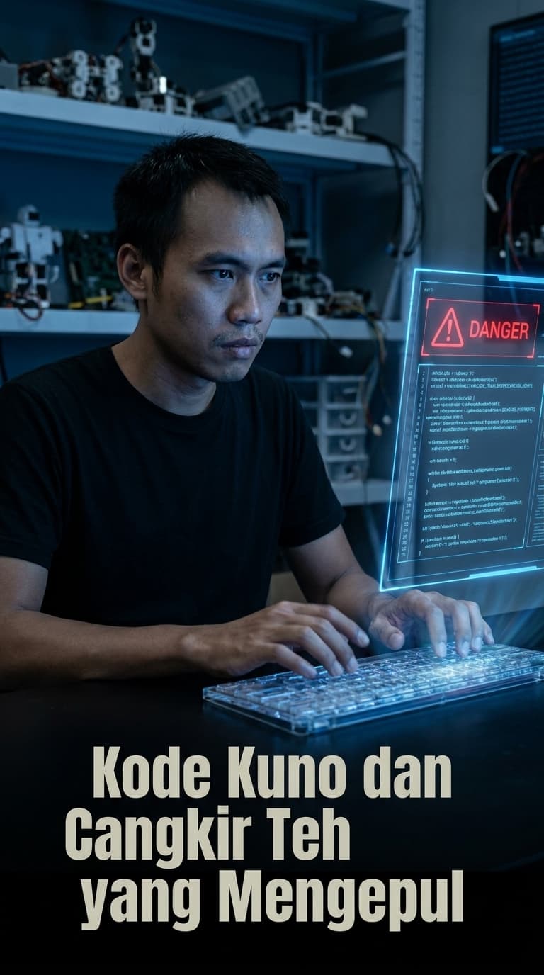 Kode Kuno dan Cangkir Teh yang Mengepul