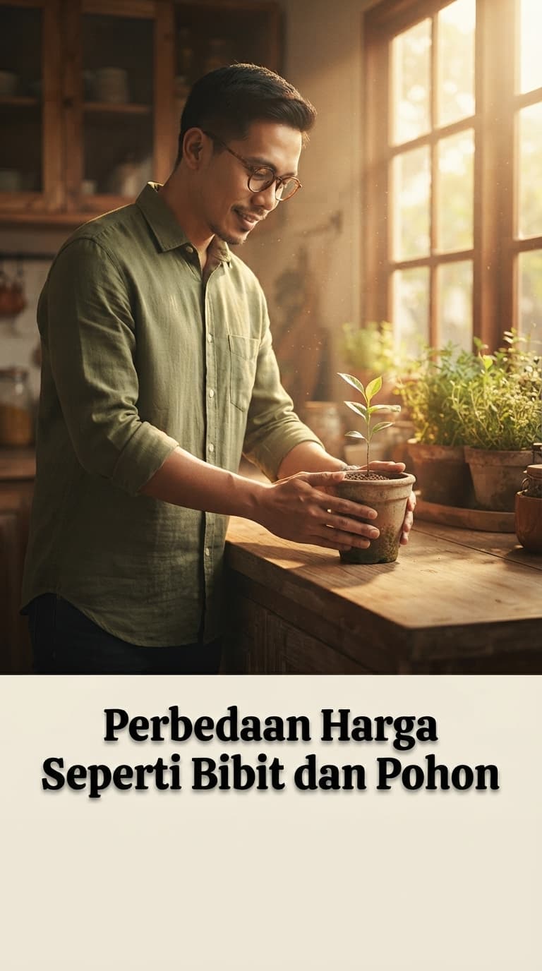 Perbedaan Harga Seperti Bibit dan Pohon