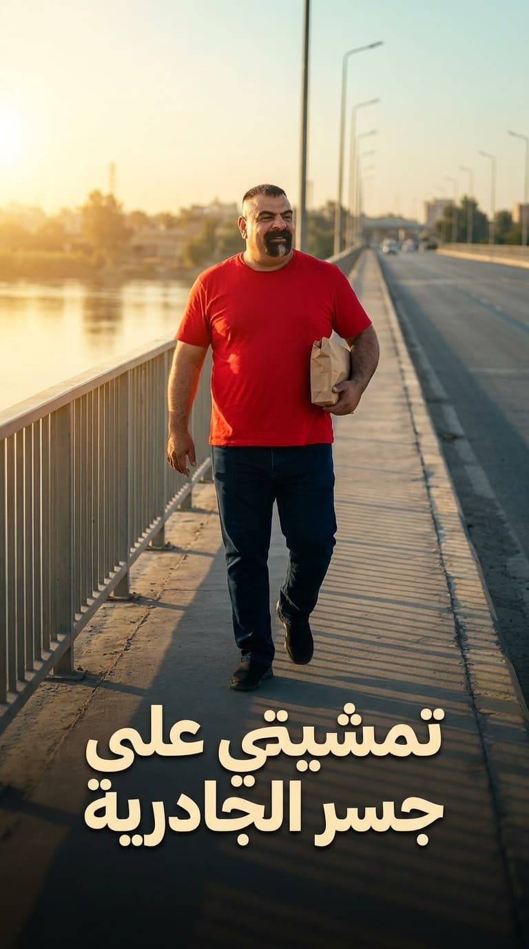 تمشيتي على جسر الجادرية