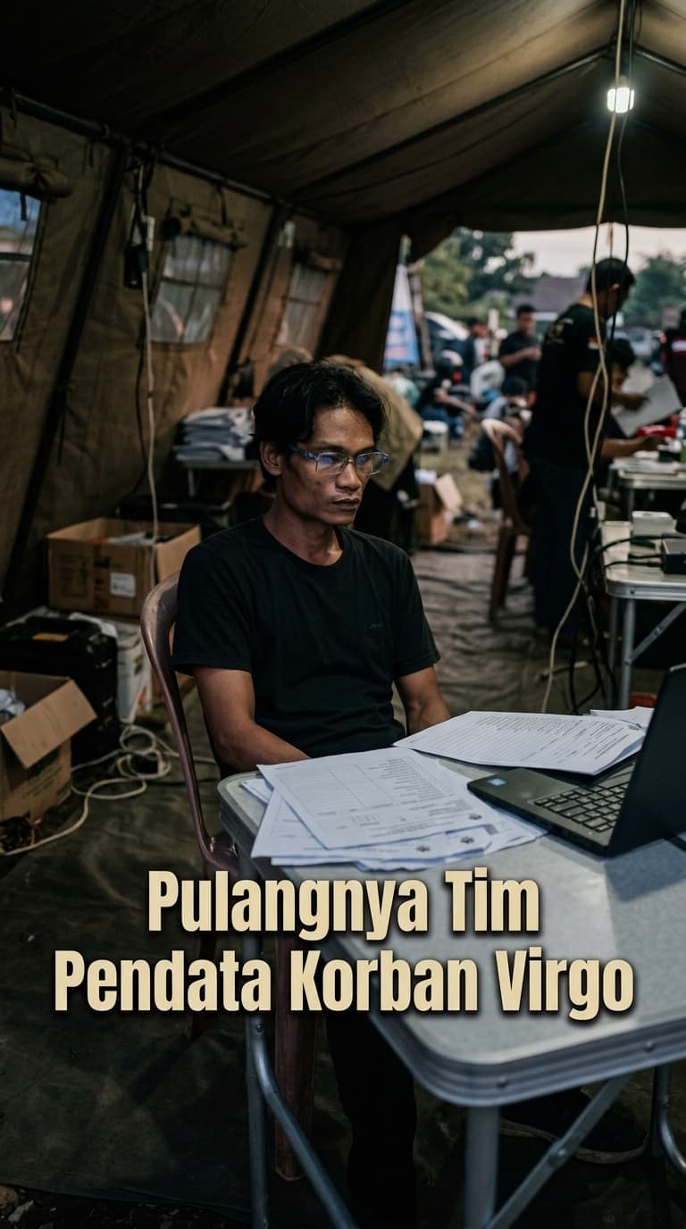 Pulangnya Tim Pendata Korban Virgo