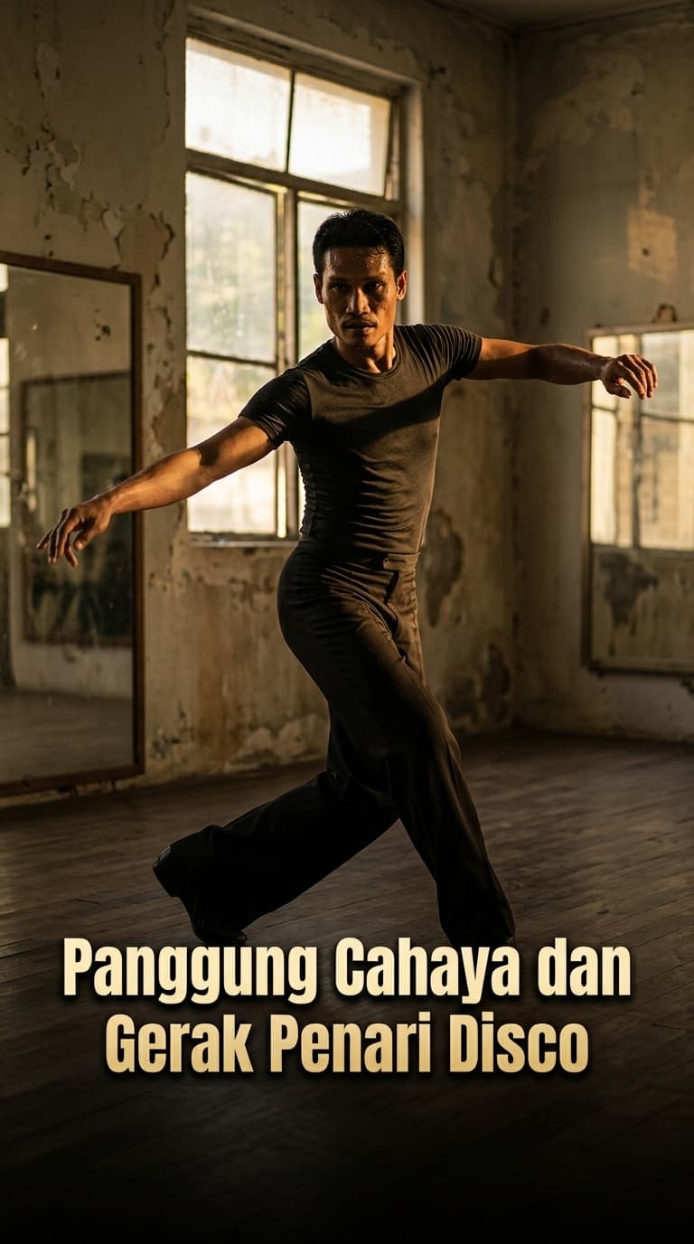 Panggung Cahaya dan Gerak Penari Disco