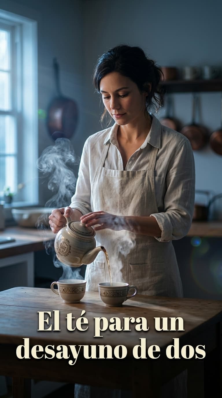 El té para un desayuno de dos