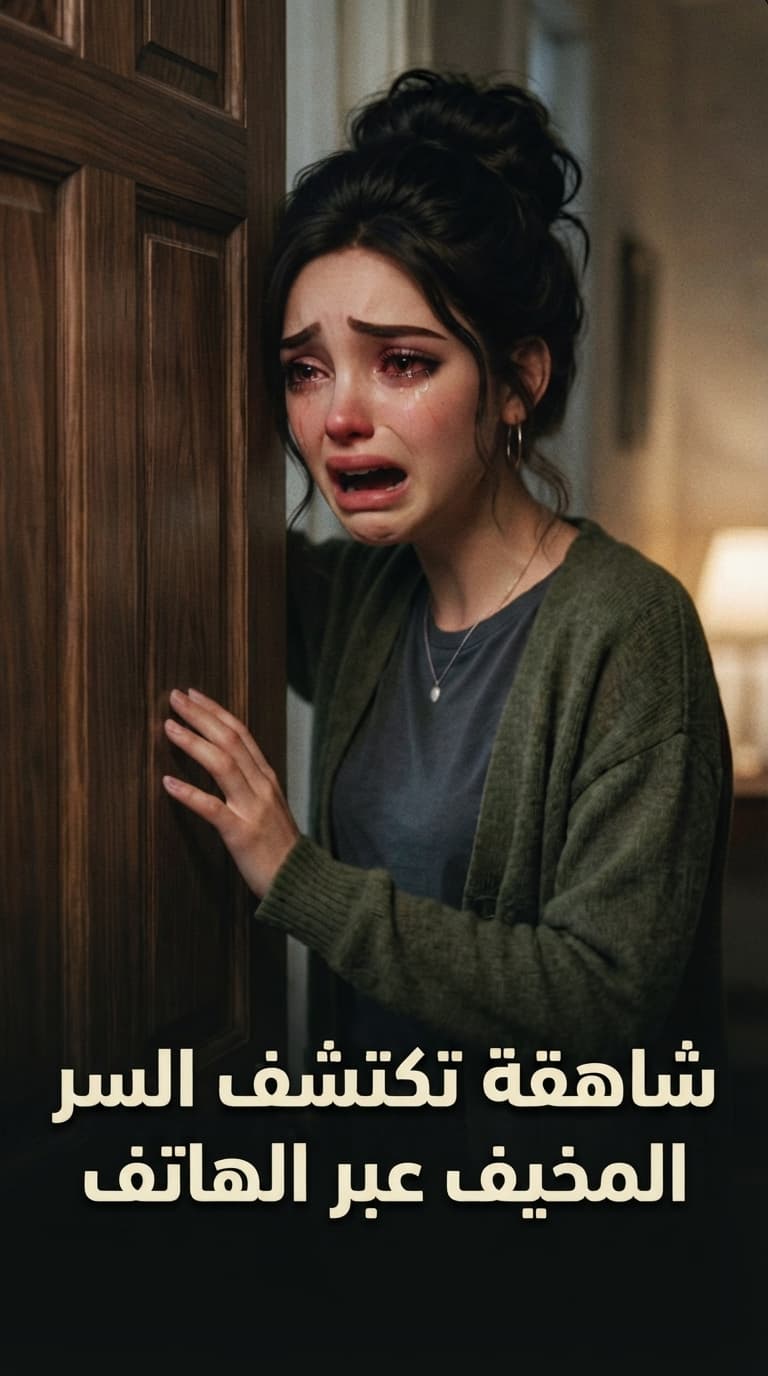 شاهقة تكتشف السر المخيف عبر الهاتف