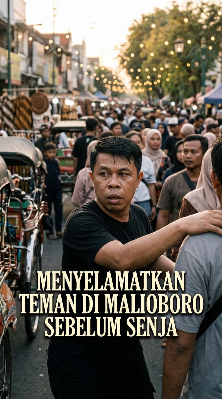 Menyelamatkan Teman di Malioboro Sebelum Senja